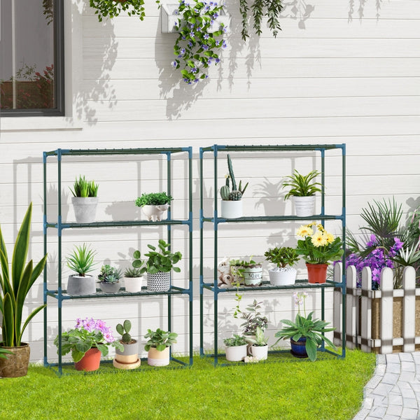 Plantenrek voor buiten – 70 x 27 x 110 cm bloemenstandaard