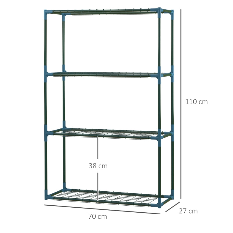 Plantenrek voor buiten – 70 x 27 x 110 cm bloemenstandaard