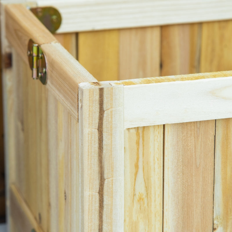 Houten bloembak 70x30x25 cm voor buitengebruik en planten
