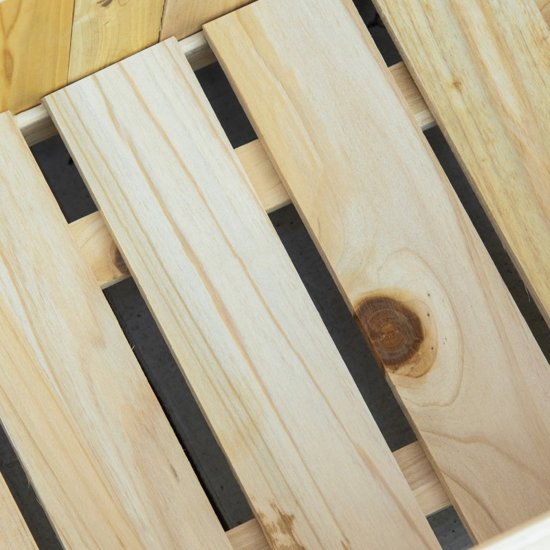 Houten bloembak 70x30x25 cm voor buitengebruik en planten