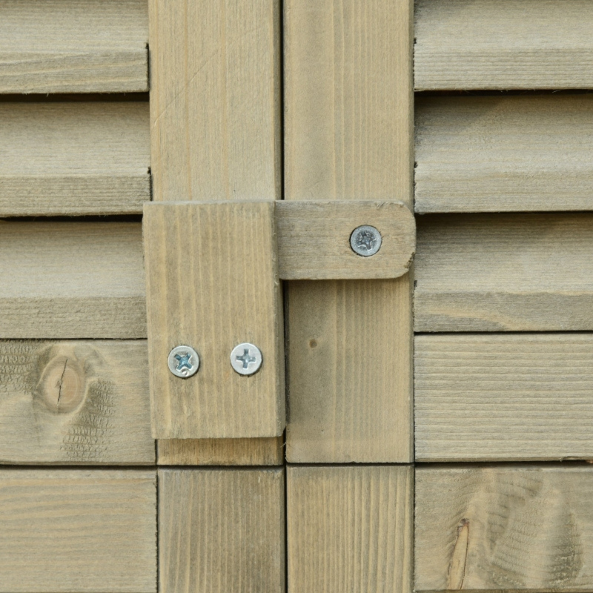 Compacte houten tuinkast 87x47x160 cm – Ideaal als tuinhuis of tuinschuur