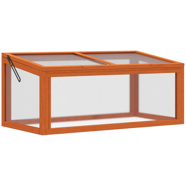 Kweekbak 90x46x40 cm met doorzichtig deksel en ventilatie