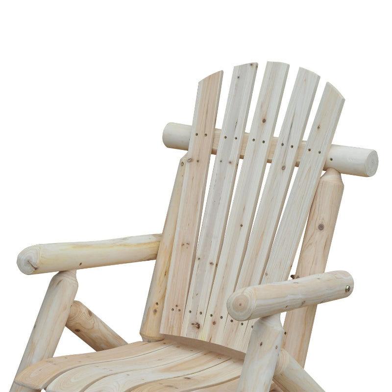 Tuinstoel 83x68x101 cm in Adirondack-stijl van dennenhout met armleuningen