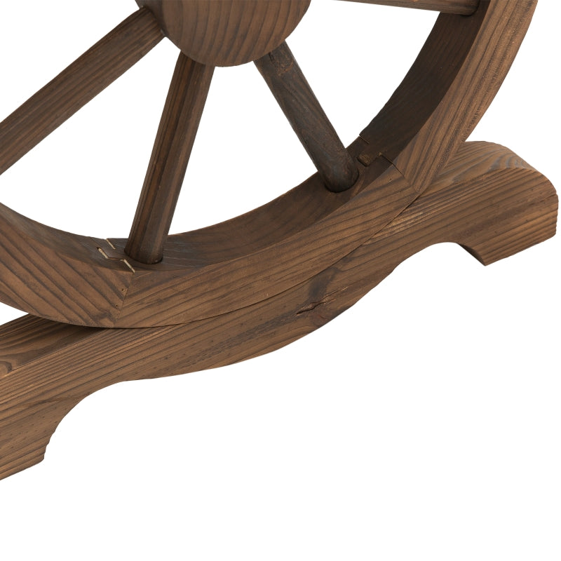 Tuintafel balkontafel bruin – 113×60×65 cm compact en stevig