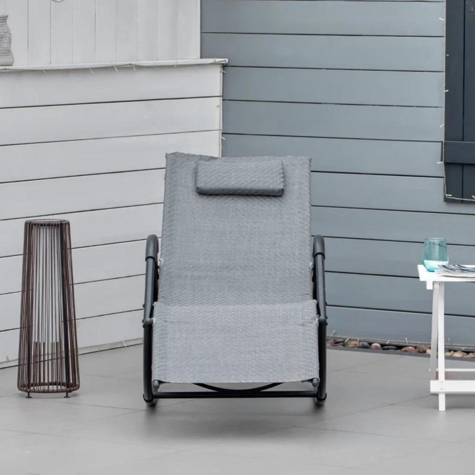Tuinstoel schommelstoel – comfortabel en duurzaam 61×160×79 cm