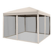 Beige easy-up partytent 3x3 m met draagtas en stevig frame