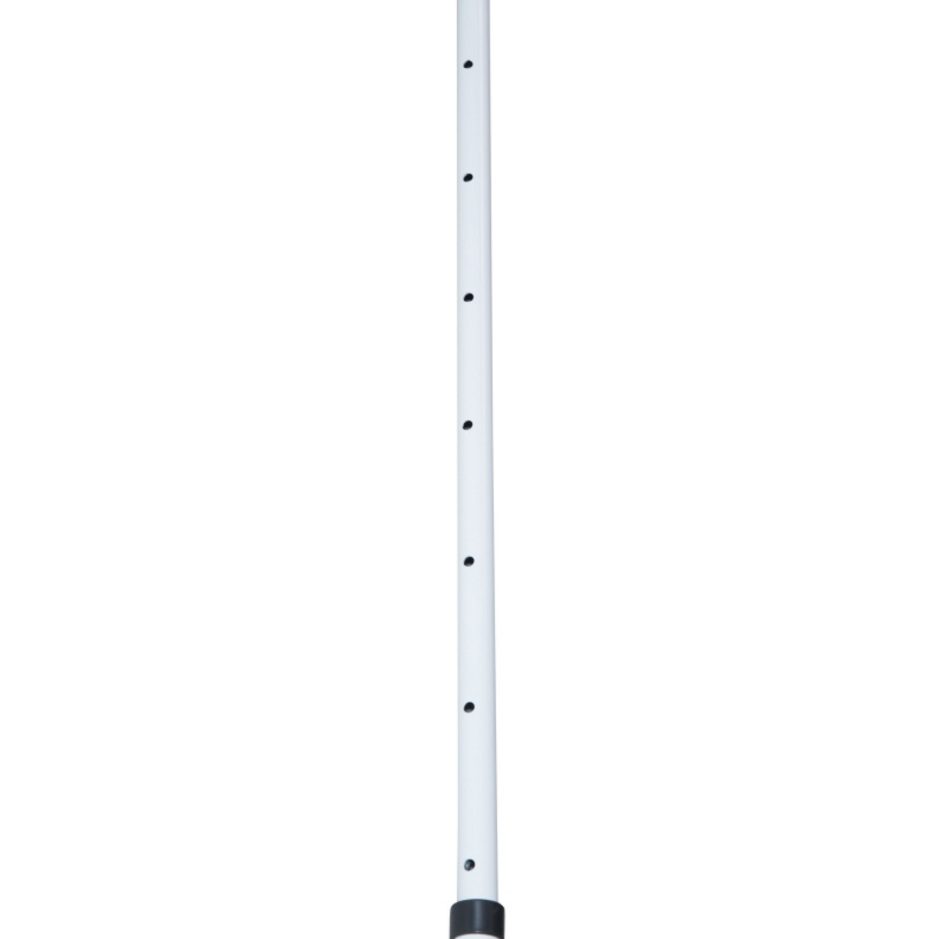 Zonnescherm luifel 200x150 cm blauw-wit met slingerbediening en frame