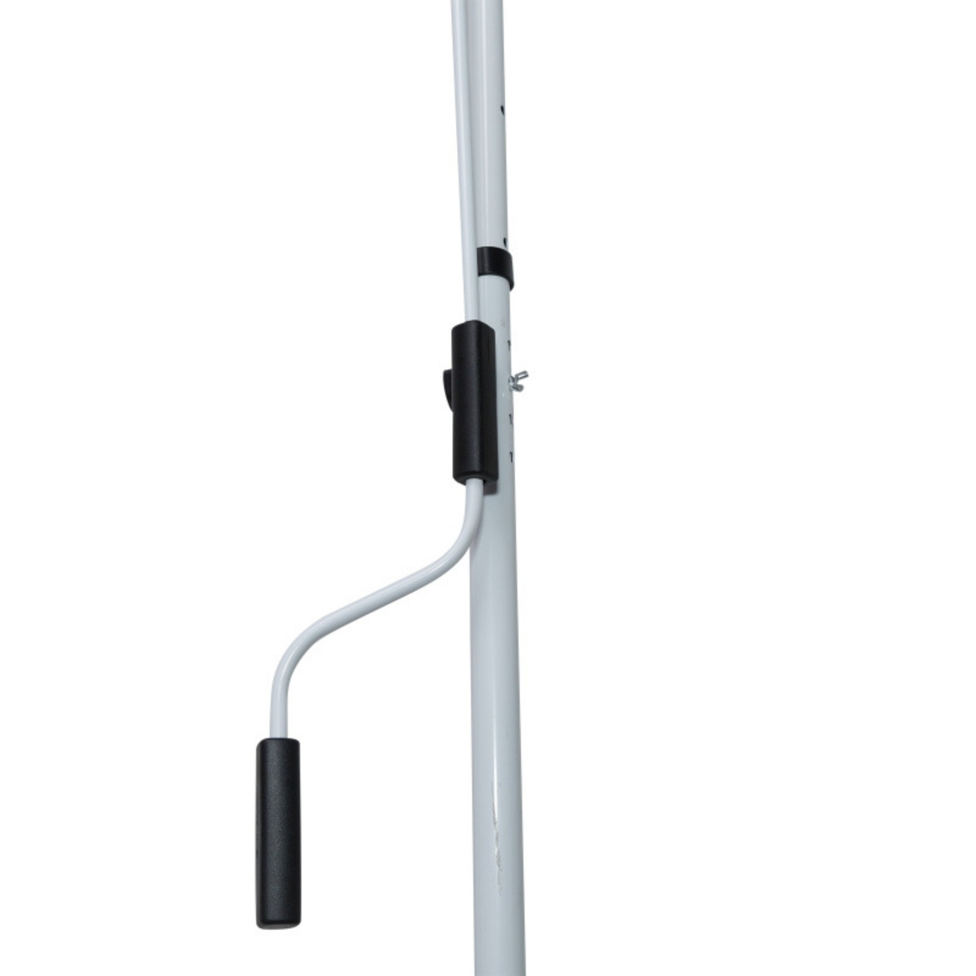 Zonnescherm luifel 200x150 cm grijs met slingerbediening en frame