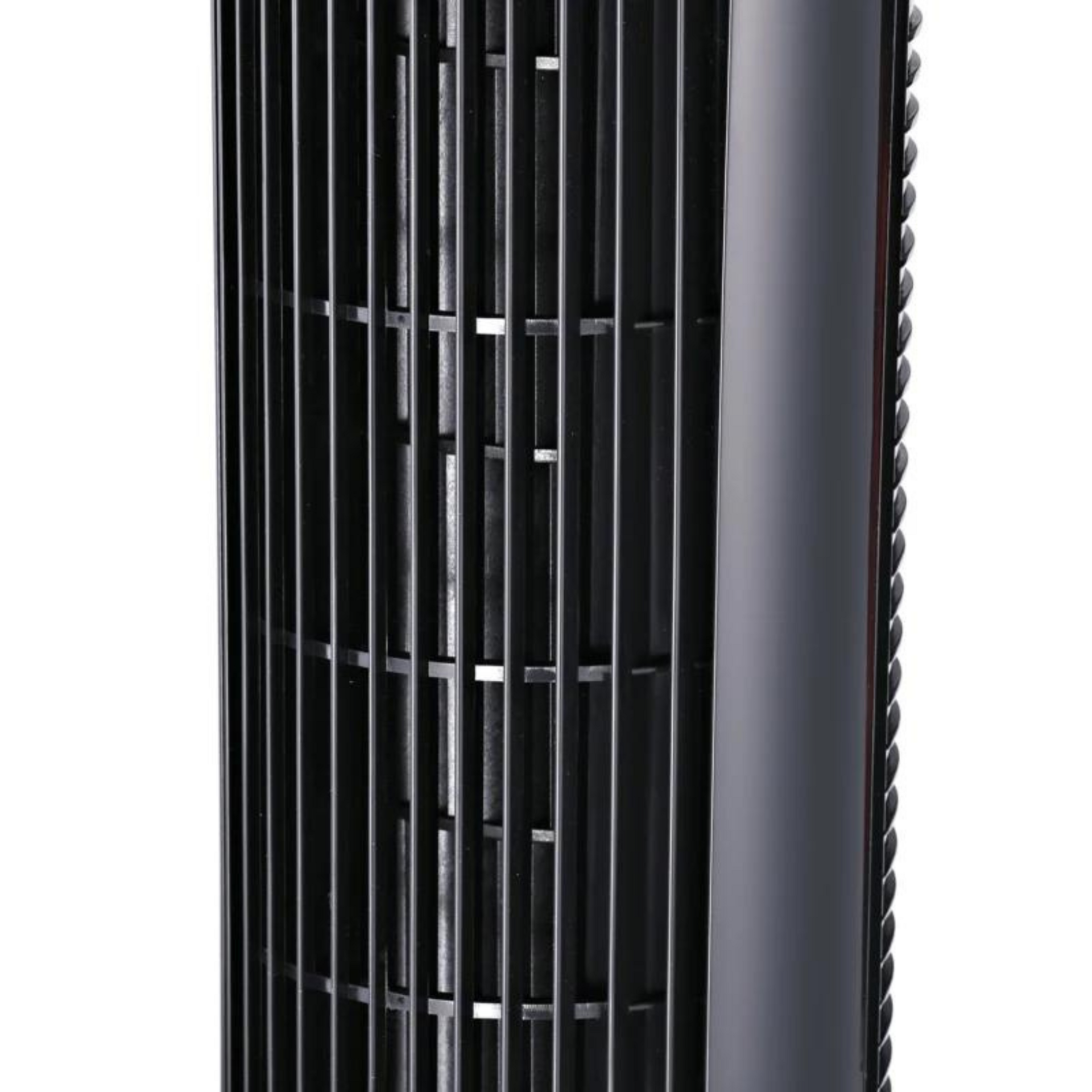 Stille zwarte torenventilator 45W met zwenkfunctie en slank design