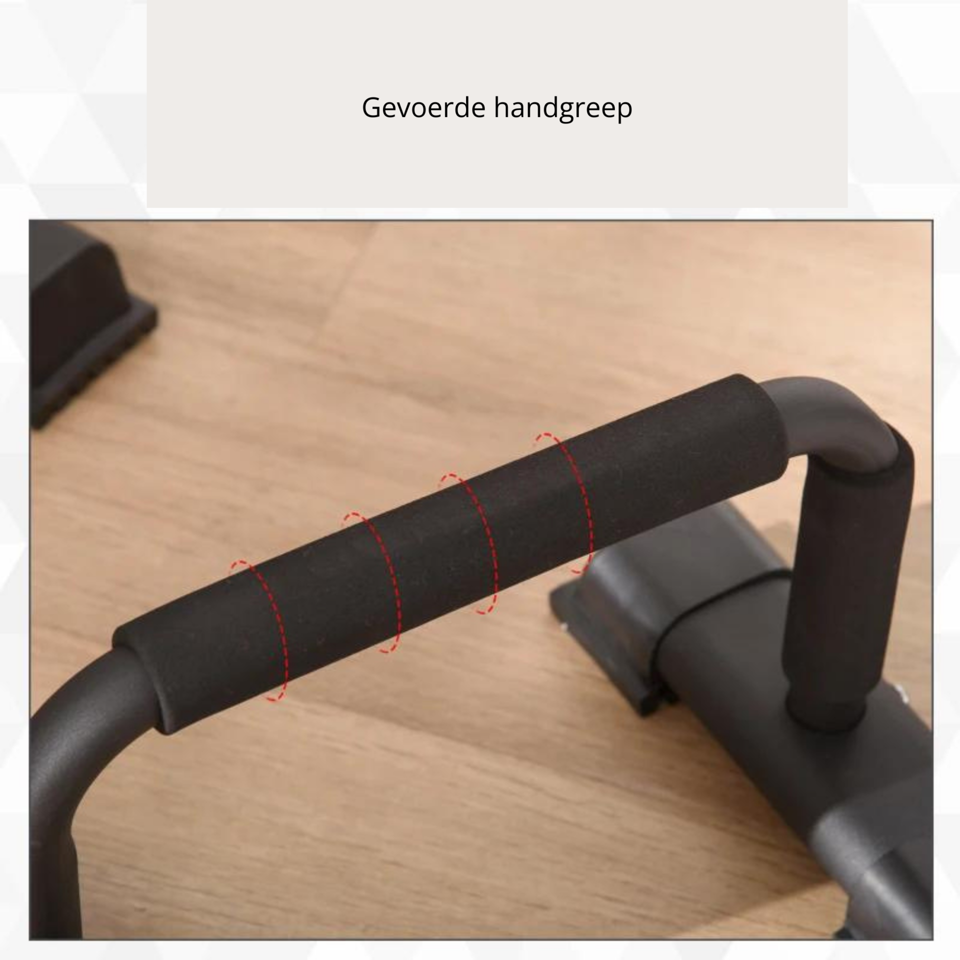 Stevige push up grips voor optimale ondersteuning tijdens krachttraining