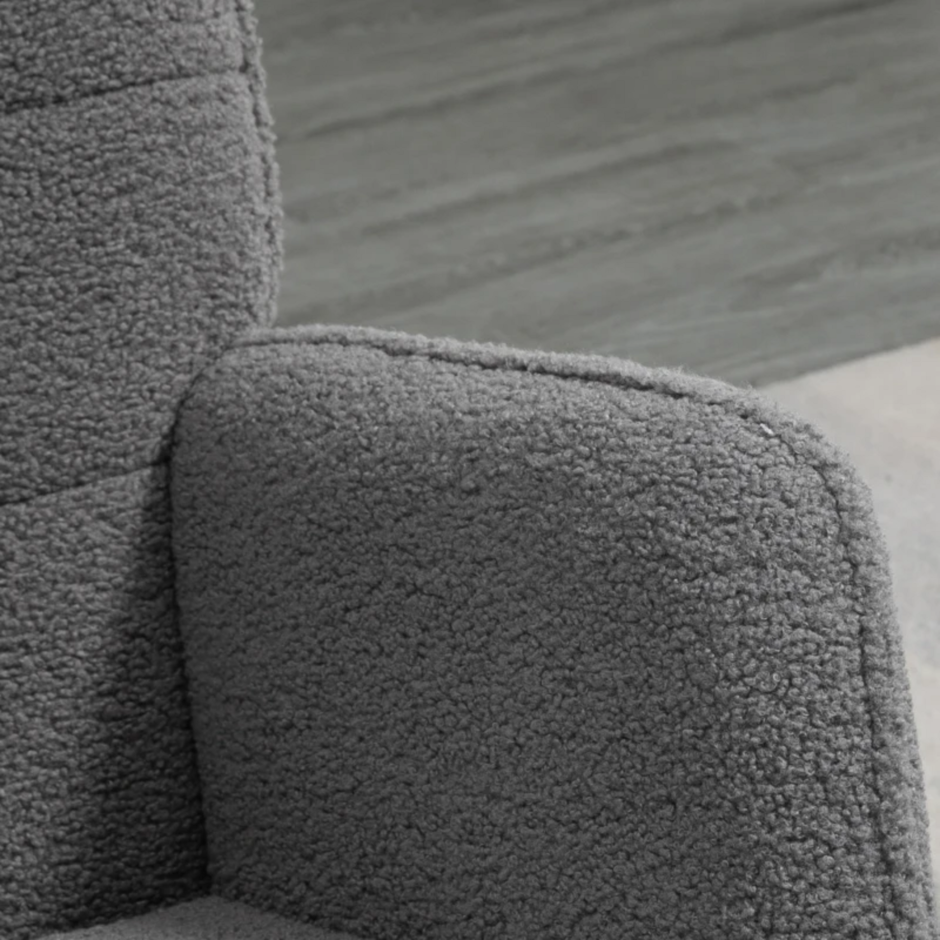 Schommelstoel grijs met zachte bekleding, ook voor de babykamer | Zenzee