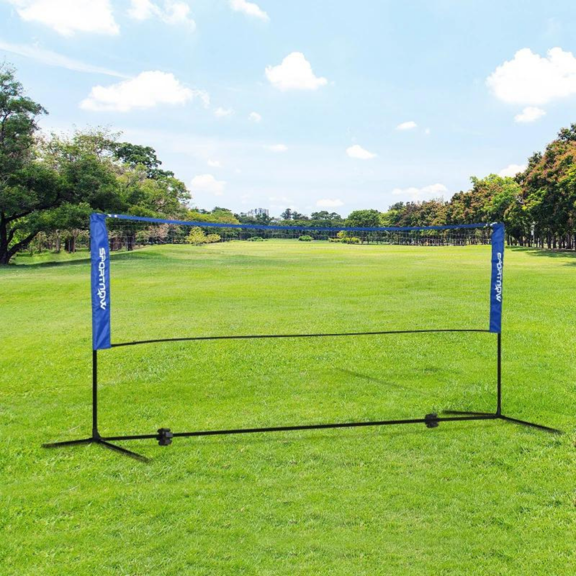 Badmintonnet 310 cm met draagtas voor buitengebruik