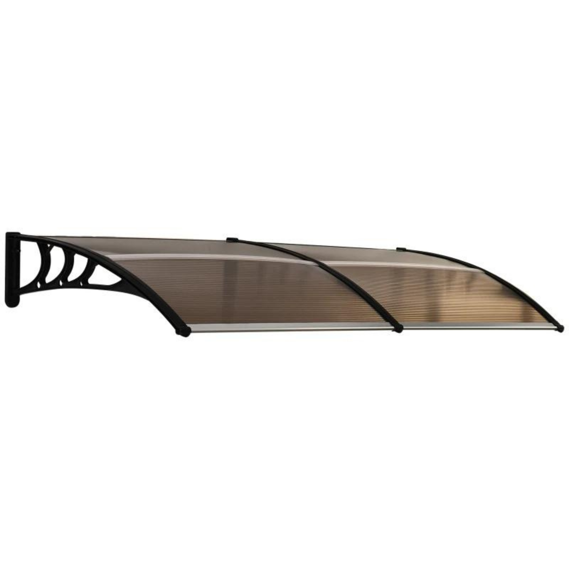 Deurluifel bruin 195x23 cm met UV-bescherming en regenafweer