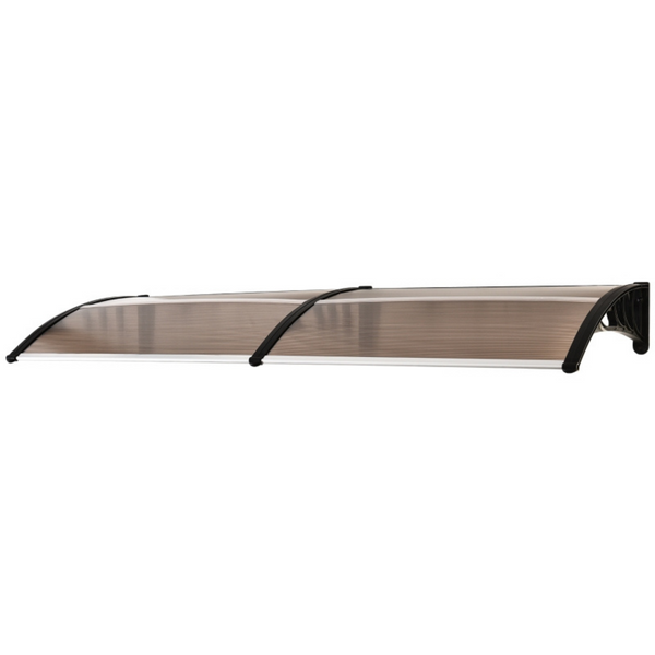 Deurluifel bruin 195x23 cm met UV-bescherming en regenafweer