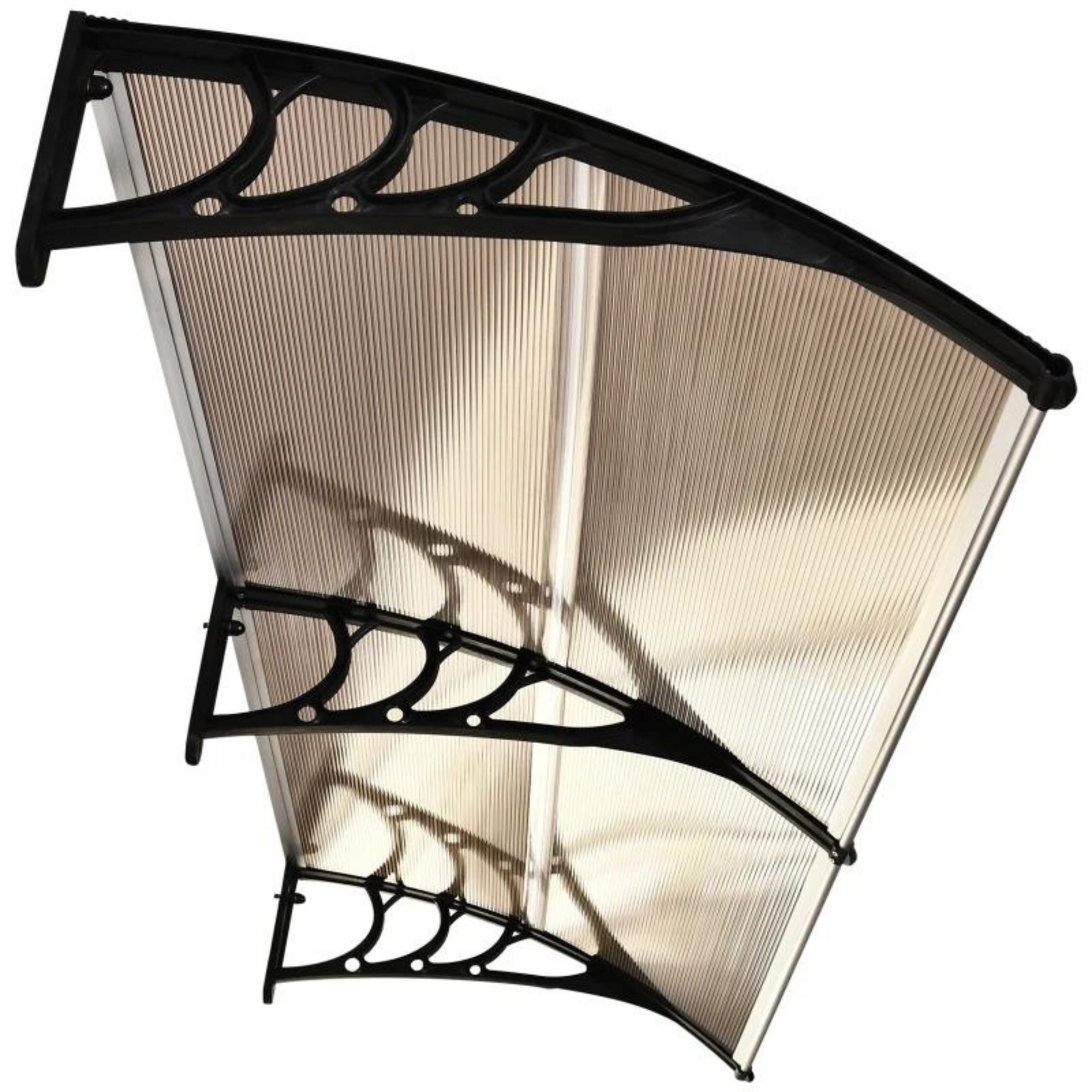 Deurluifel bruin 195x23 cm met UV-bescherming en regenafweer