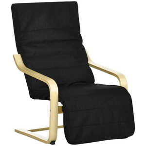 relaxfauteuil-5-standen-gewatteerd-compact-66x94x100cm met houten frame en verstelbare rugleuning voor optimaal comfort