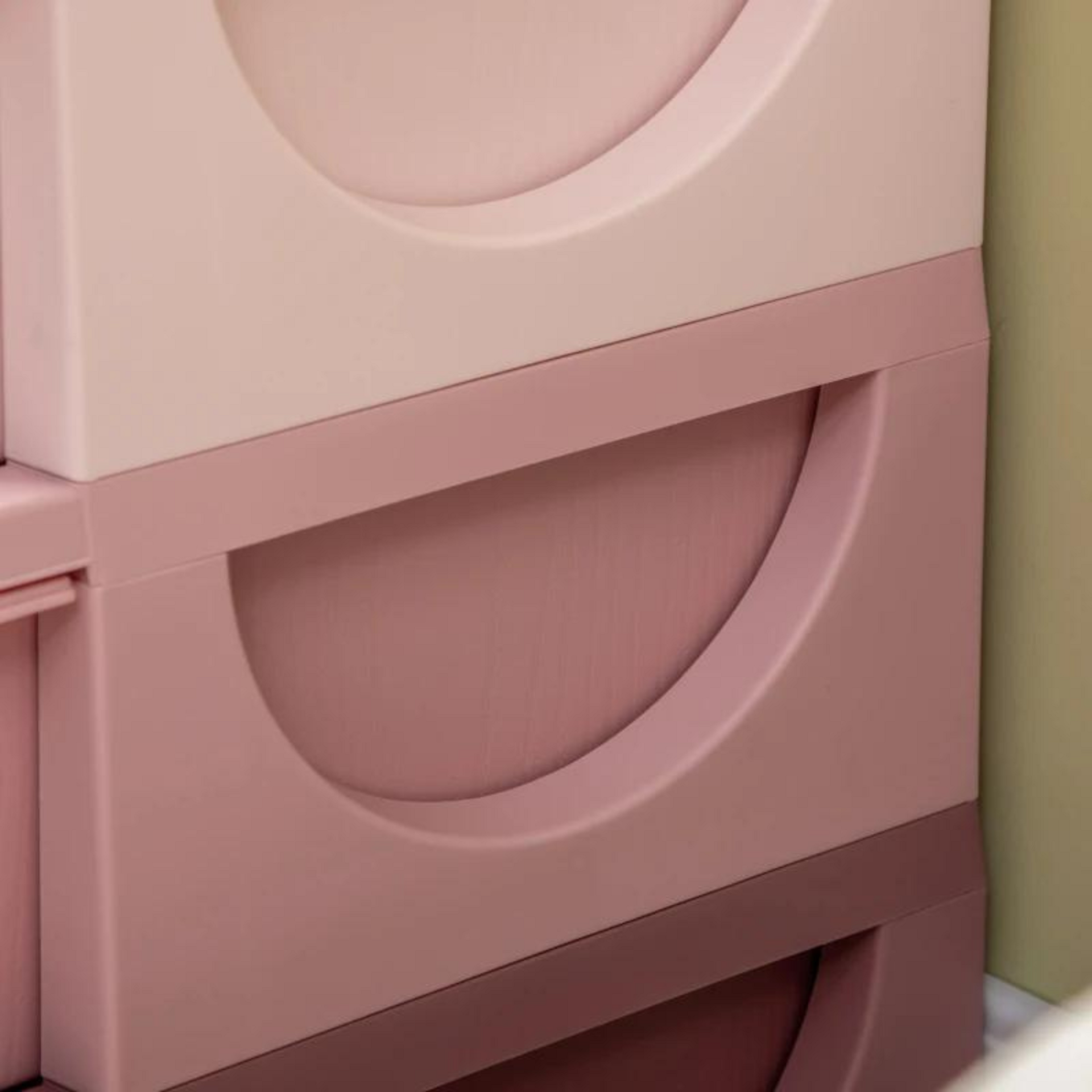 Roze speelgoed organizer – 6 lades, 3 lagen, kindvriendelijk ontwerp| Zenzee