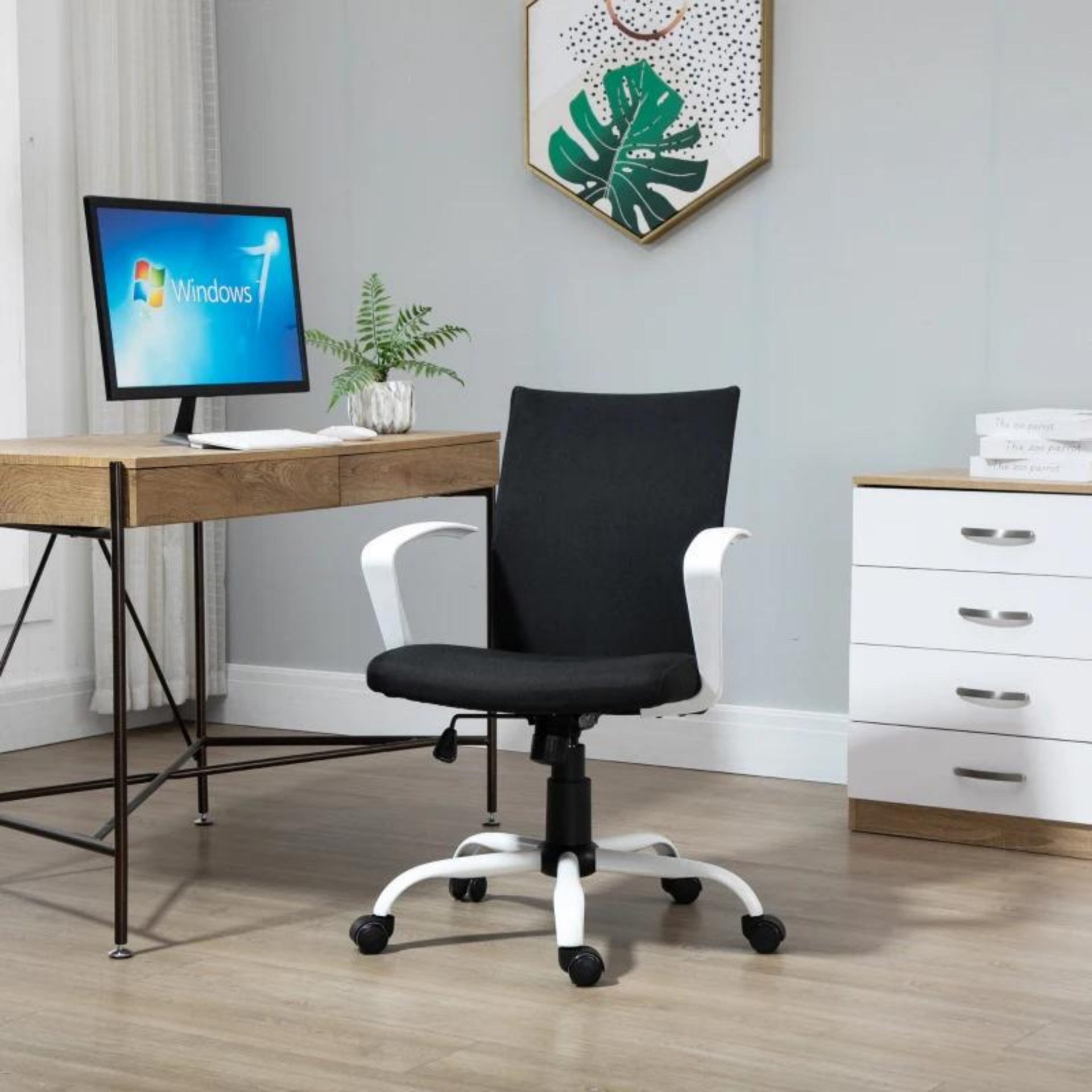 Ergonomische bureaustoel met relaxfunctie - Gamingstoel - 61x61x89 Zwart
