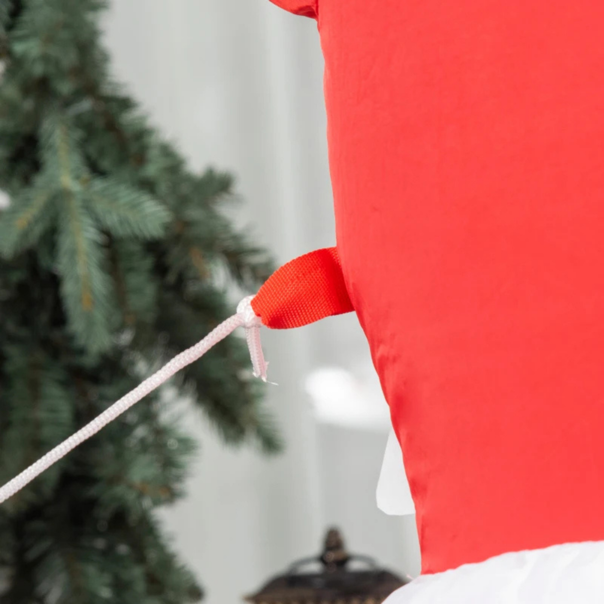 Opblaasbare sneeuwpop kerstdecoratie van 1,80 meter met sfeervolle kerstverlichting