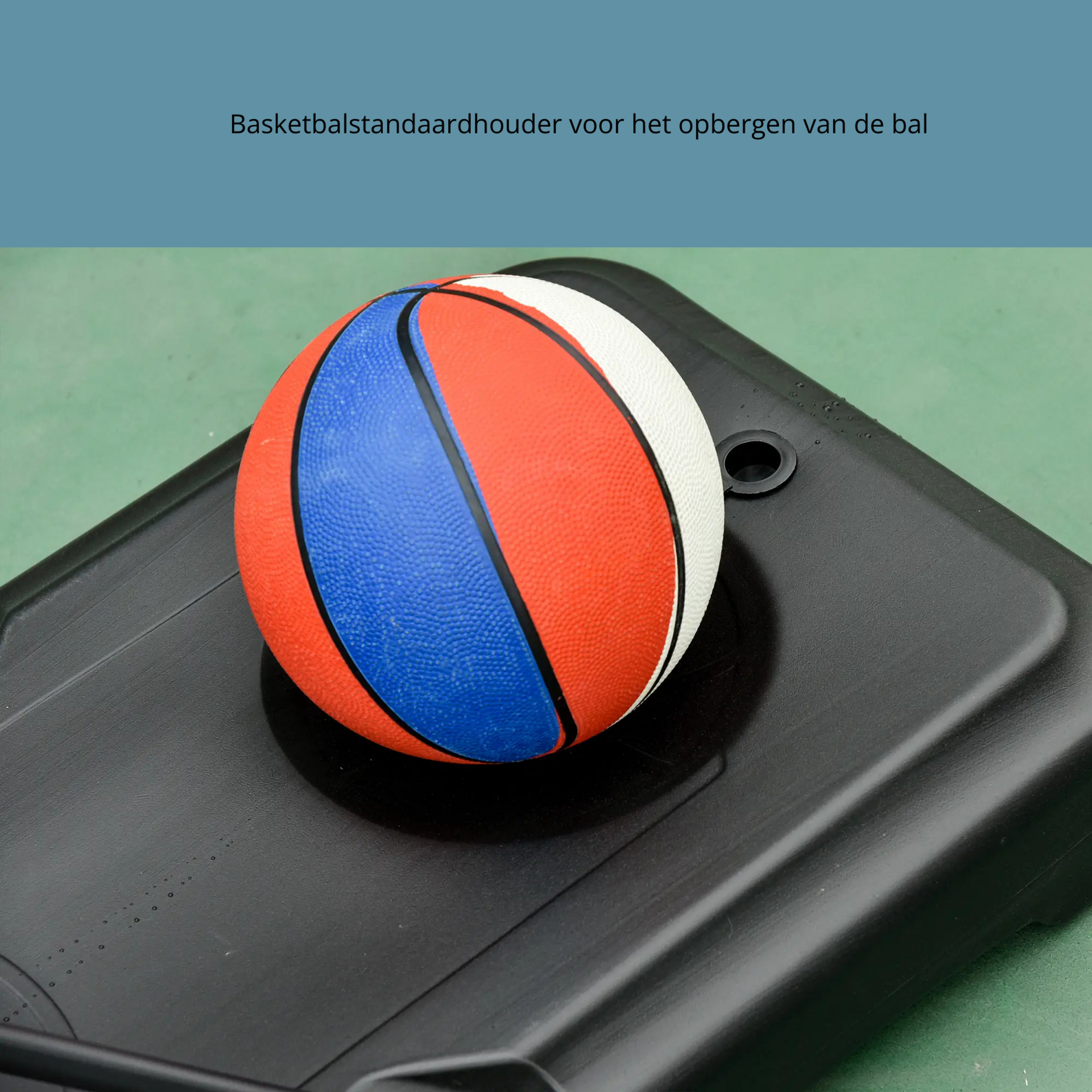 Verrijdbare verstelbare basketbalpaal – 160–210 cm voor buitengebruik