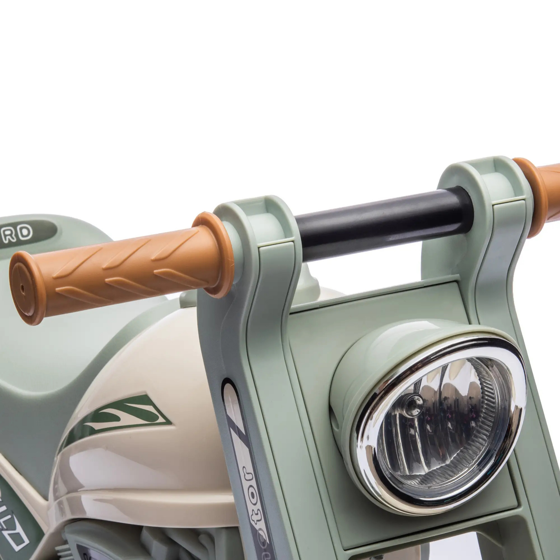 Groene loopauto motor met muziek – 80x35,5x42 cm voor kinderen 2–5 jaar