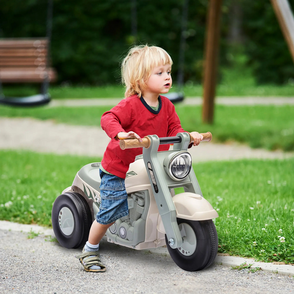 Groene loopauto motor met muziek – 80x35,5x42 cm voor kinderen 2–5 jaar