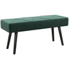Groene hocker met opbergruimte – 100x36x45 cm als zitbank of bedbank