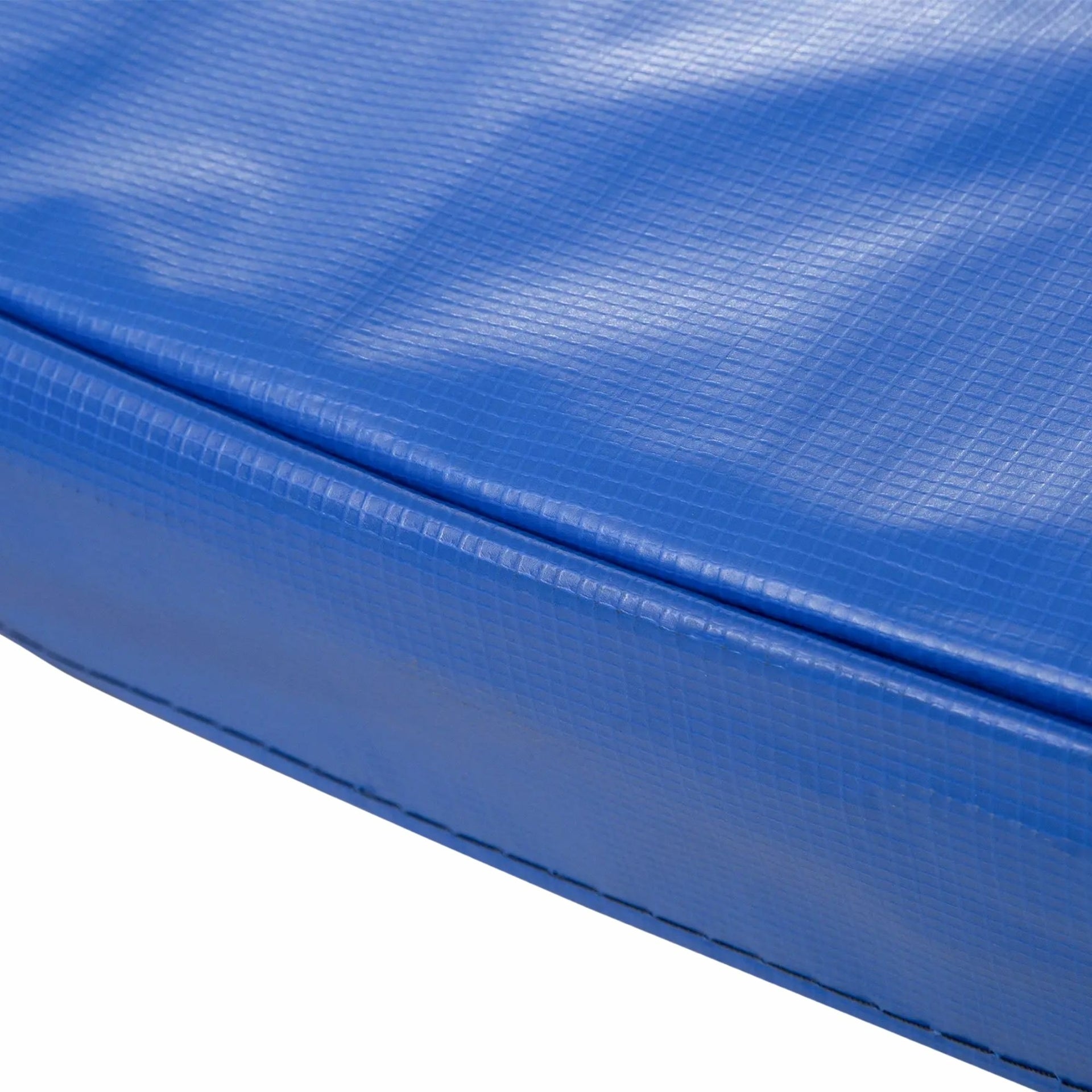 Blauwe PVC trampoline rand Ø244 cm met 15 mm vulling voor veilige bescherming en extra comfort tijdens het springen