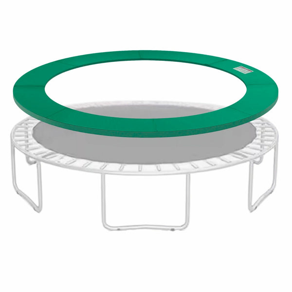 Groene PVC trampoline beschermrand 244 cm – universele pasvorm en schokabsorberend | Zenzee
