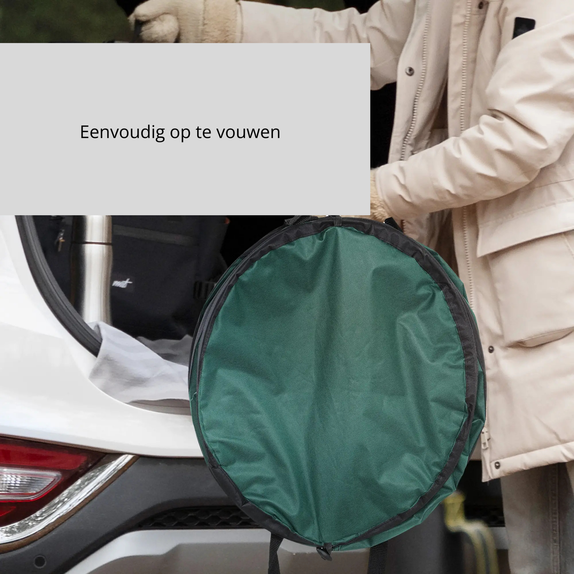 Set van 4 tuinafvalzakken 4 x 86 liter – herbruikbaar, stevig en met handgrepen