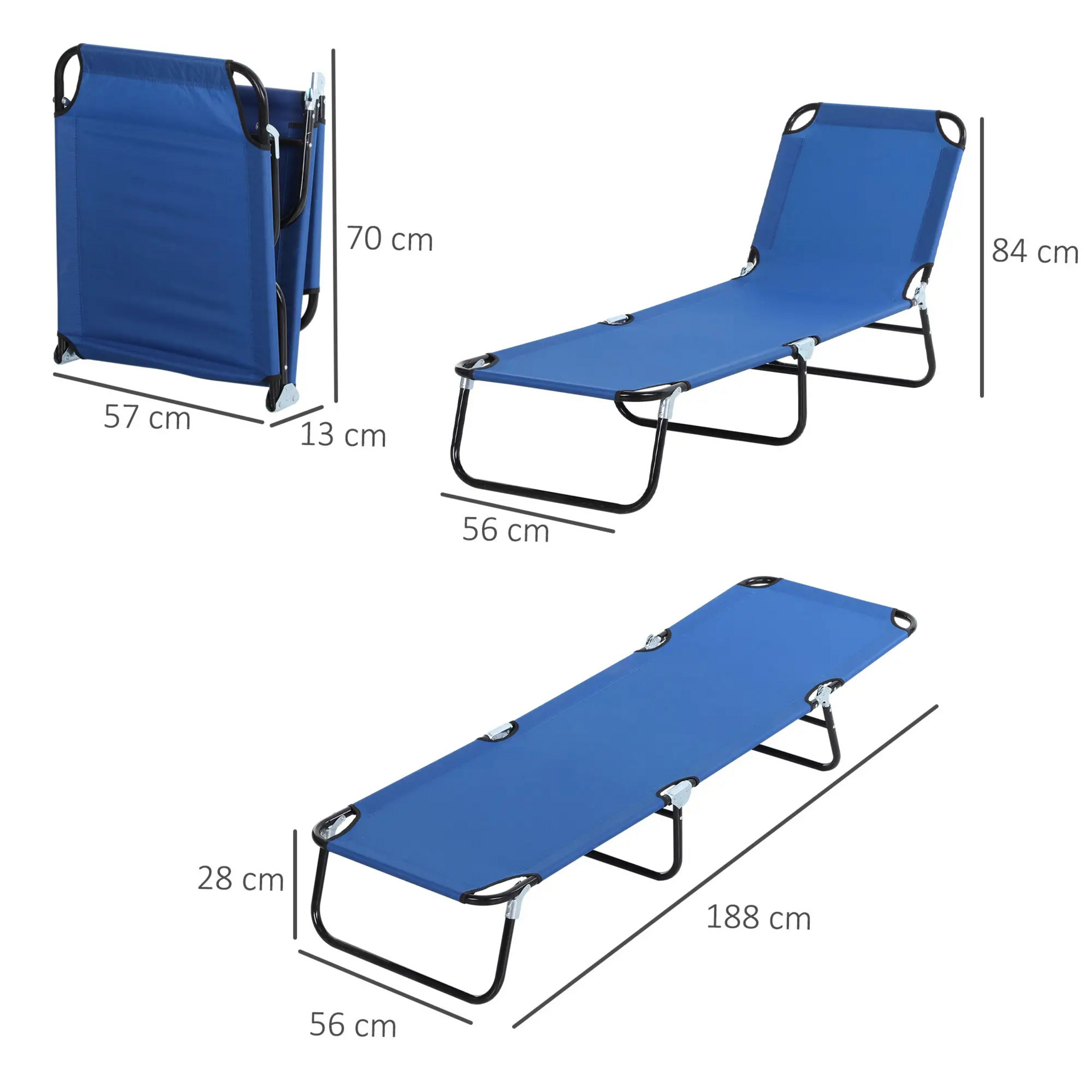Verstelbaar blauw ligbed 188x56 cm – 5 rugstanden en ademend textiel