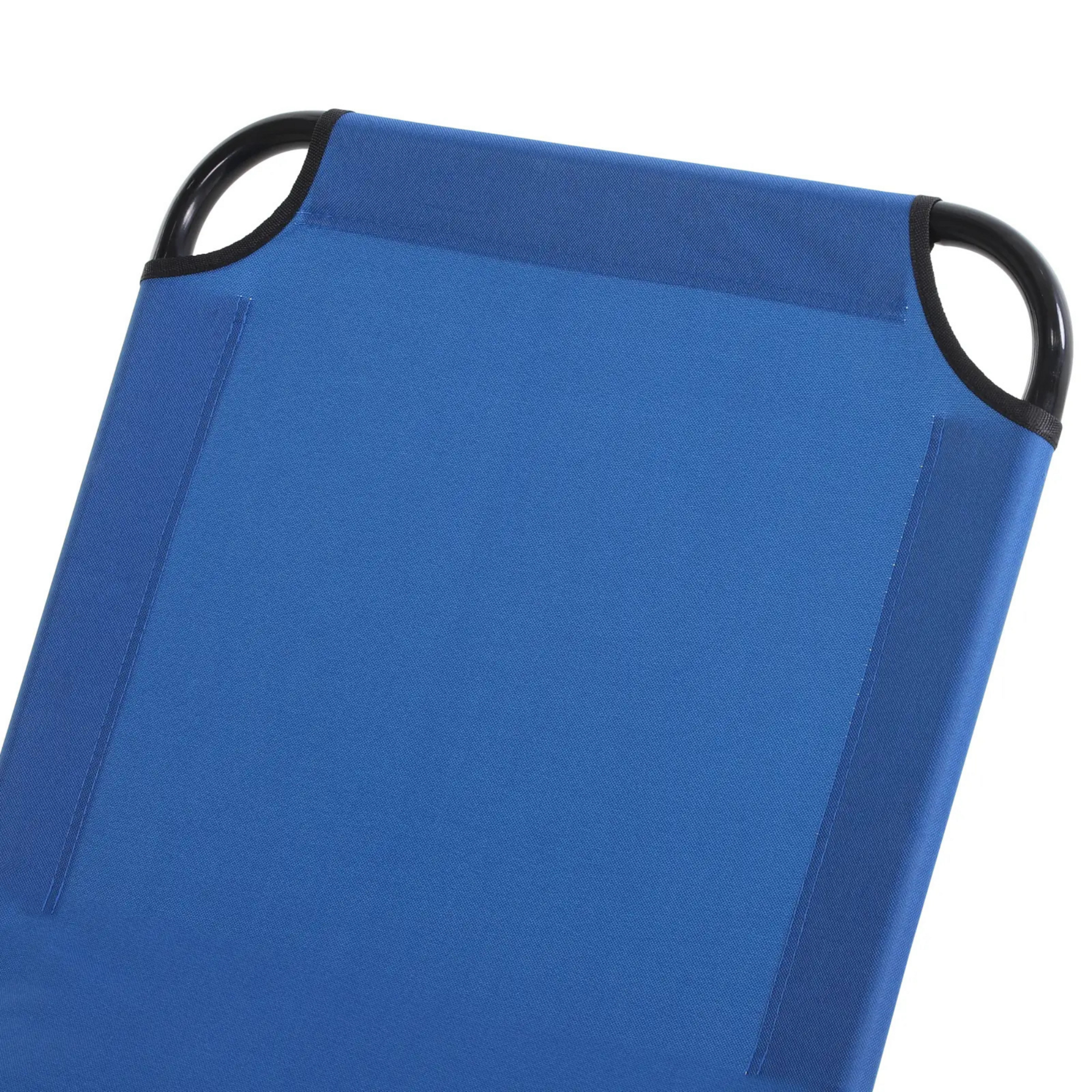 Verstelbaar blauw ligbed 188x56 cm – 5 rugstanden en ademend textiel