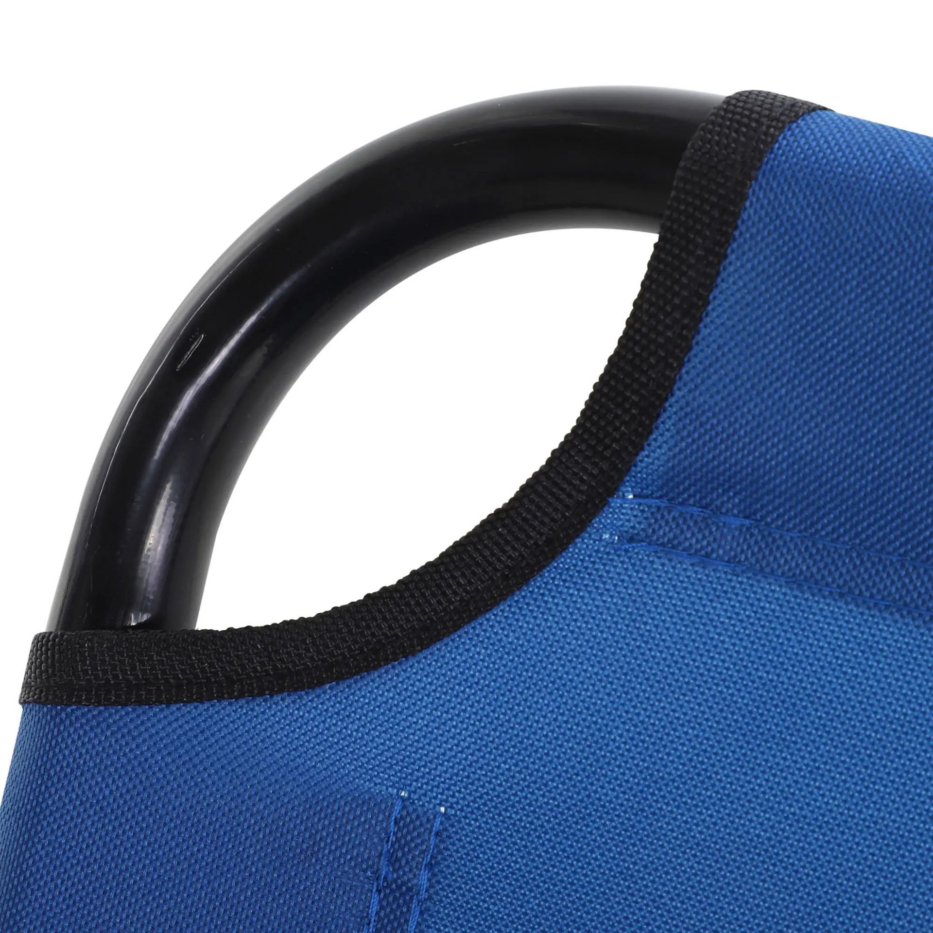 Verstelbaar blauw ligbed 188x56 cm – 5 rugstanden en ademend textiel