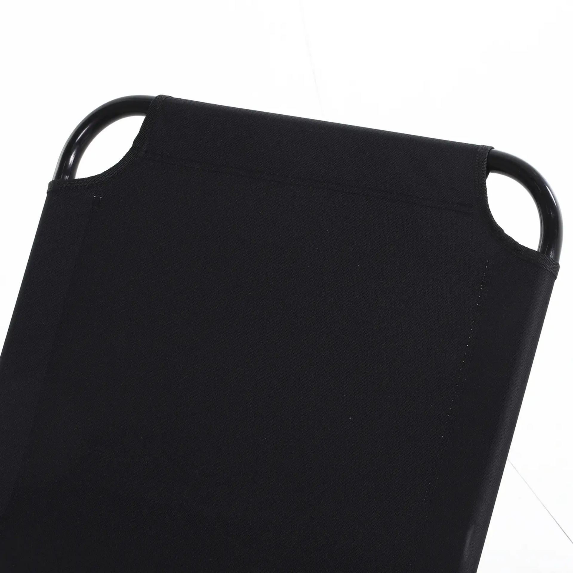 Verstelbaar zwart ligbed 188x56 cm – 5 rugstanden en ademend textiel
