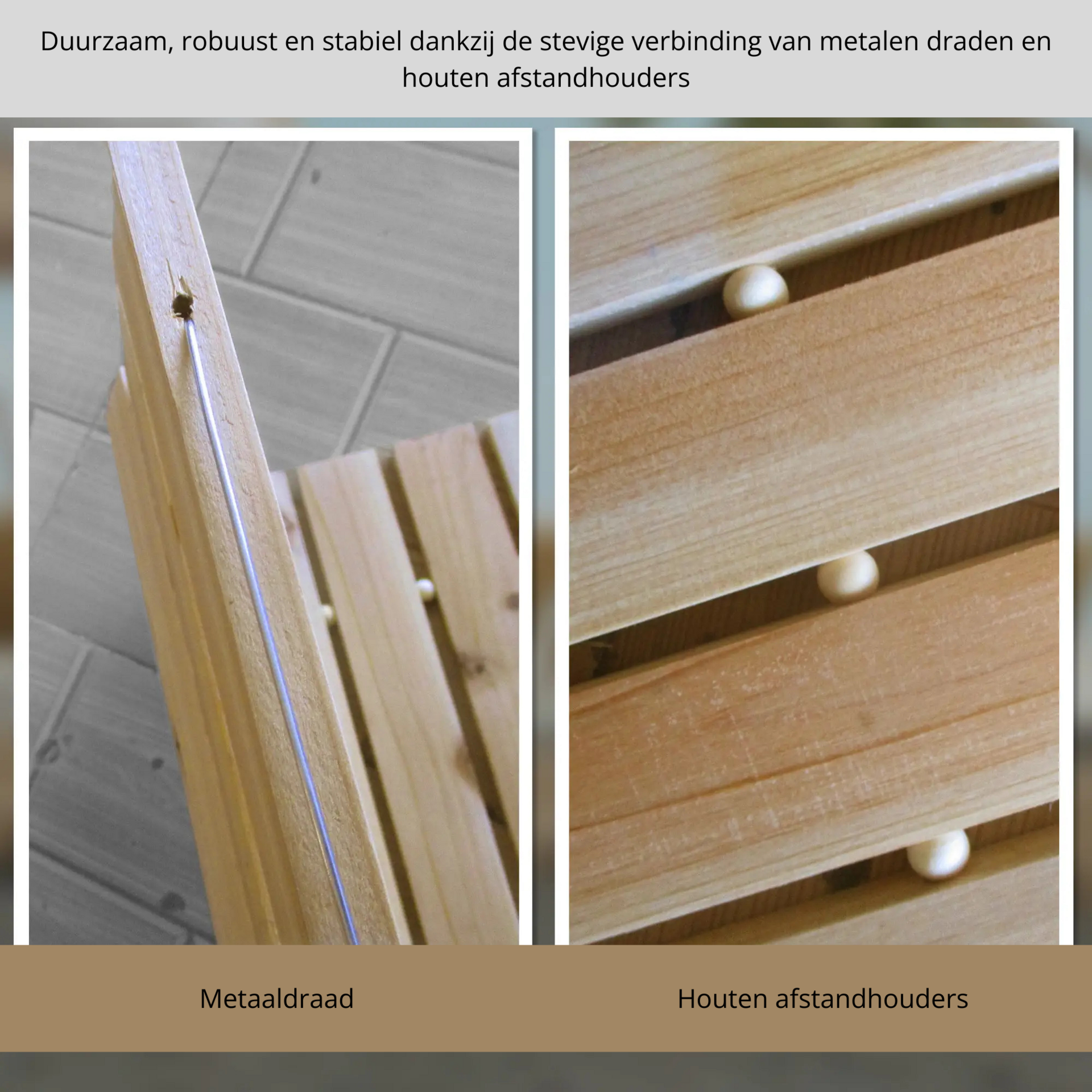 Gebogen uitrolbaar tuinpad 120x47 cm – weerbestendig vurenhout voor tuin en balkon