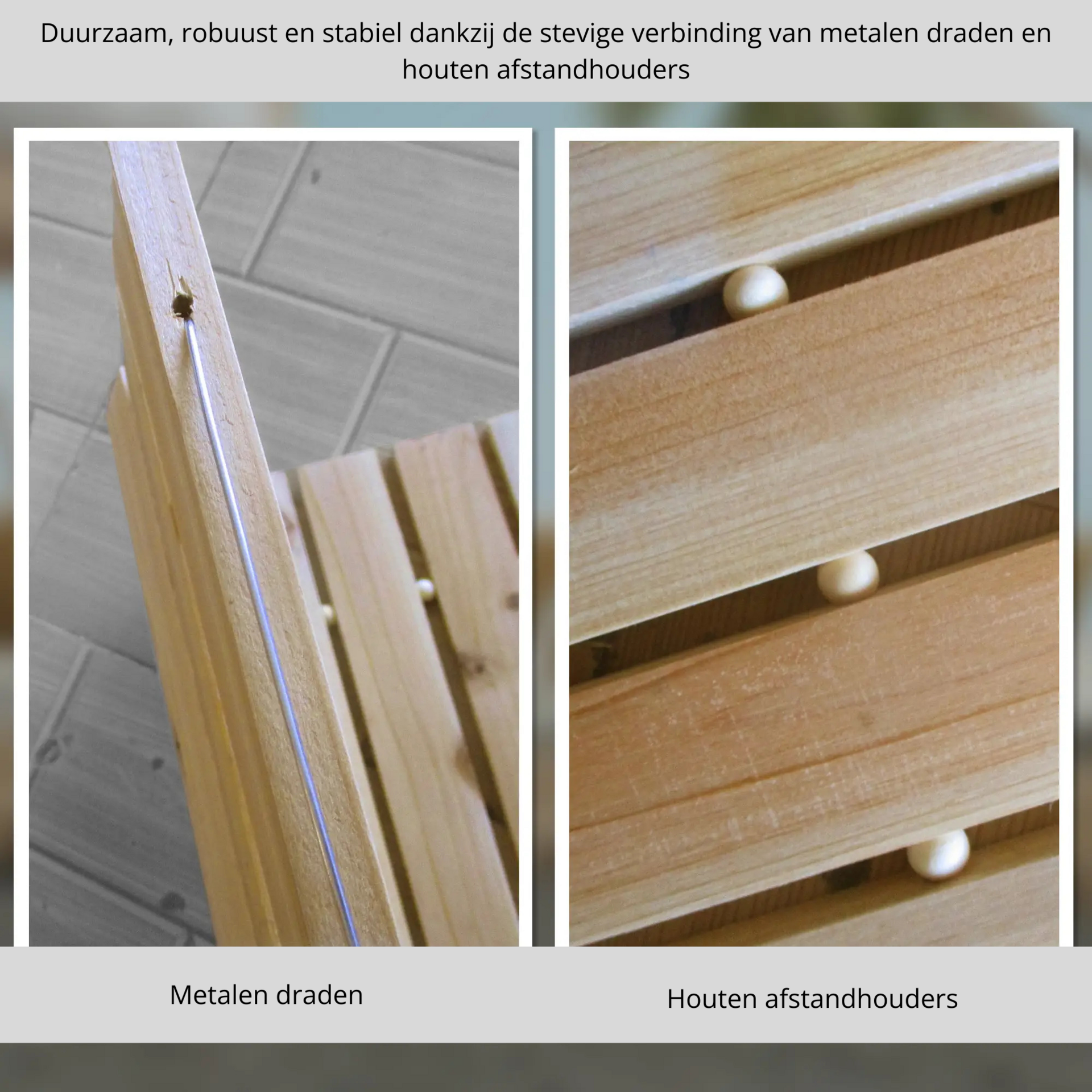 Uitrolbaar houten tuinpad 120x47 cm – weerbestendig vurenhout voor tuin en balkon