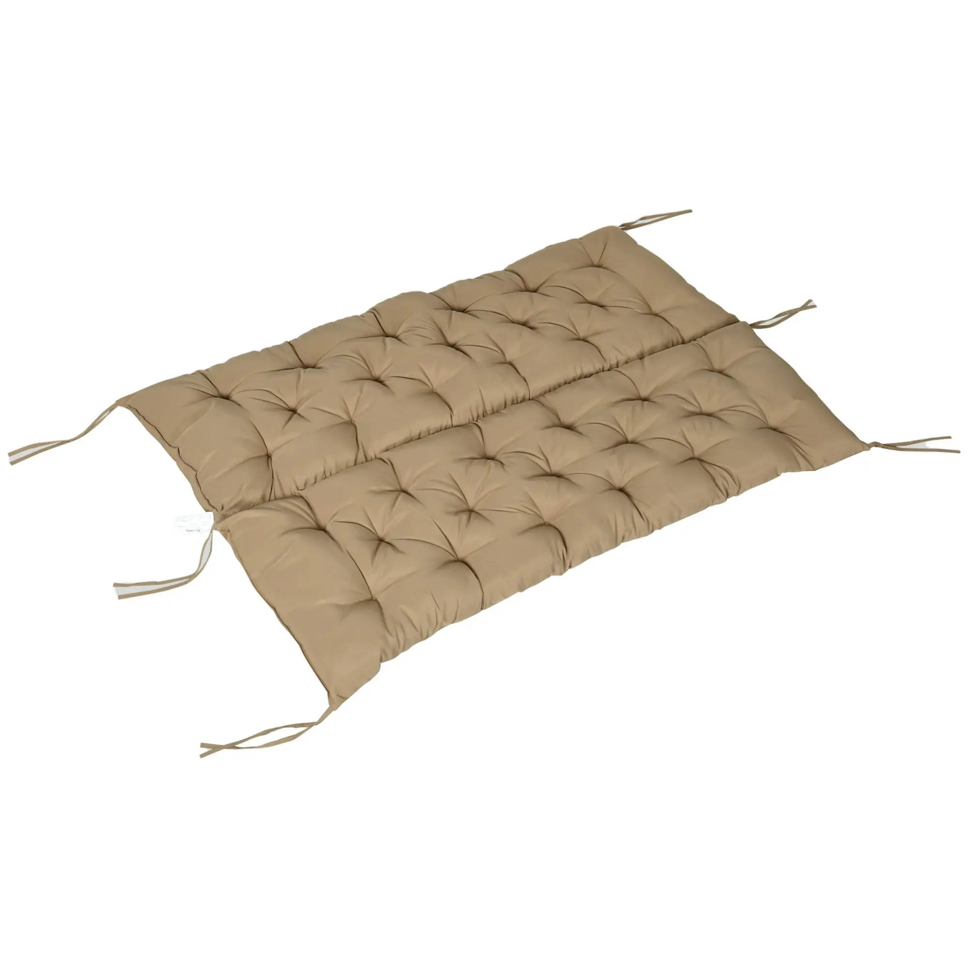 Kaki 3-zits tuinkussen 150x98x8 cm – stijlvol en comfortabel voor tuinbanken