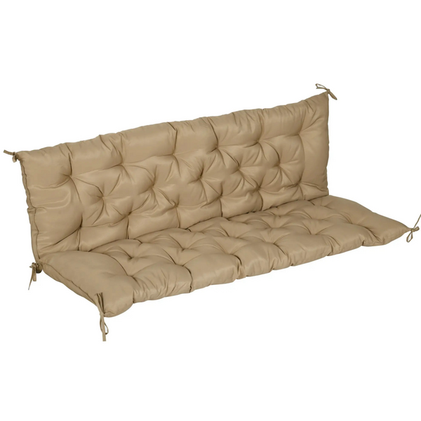 Kaki 3-zits tuinkussen 150x98x8 cm – stijlvol en comfortabel voor tuinbanken