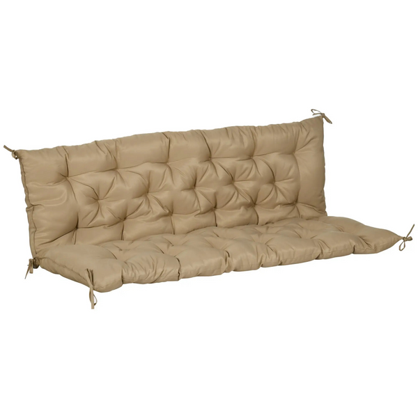 Kaki 3-zits tuinkussen 150x98x8 cm – stijlvol en comfortabel voor tuinbanken
