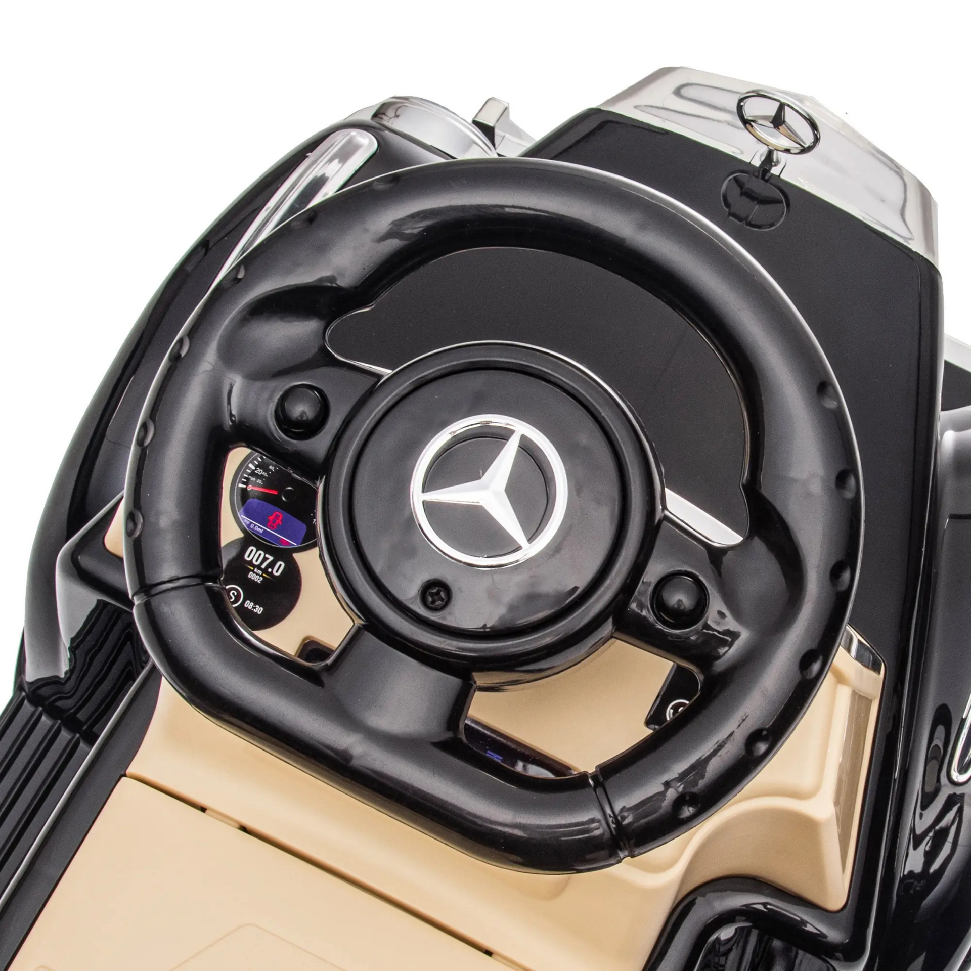 Loopauto Mercedes-Benz 300S zwart – met opbergruimte en antikantelbeveiliging