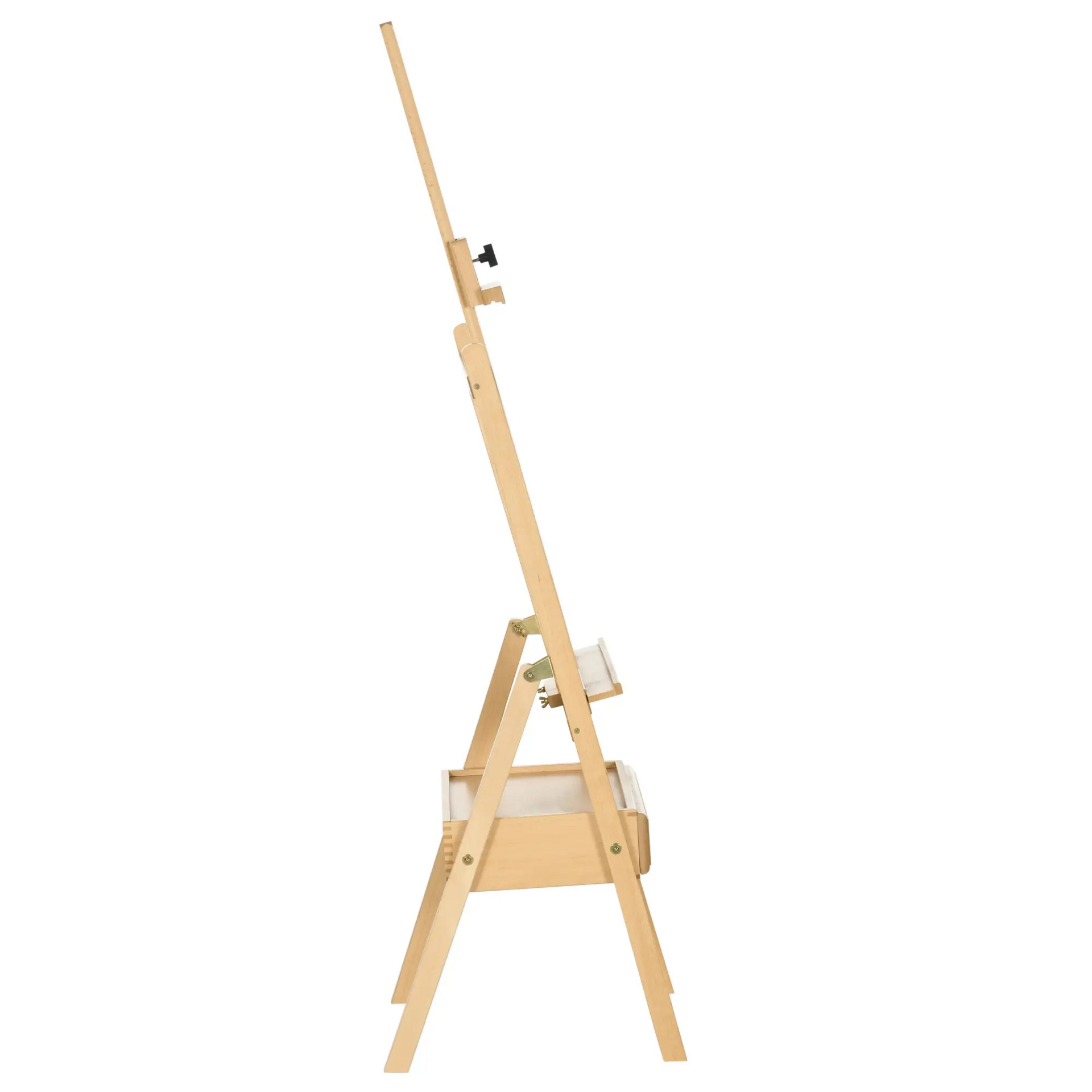 Verstelbare schildersezel met lade voor comfortabel schilderen. 150-190 cm