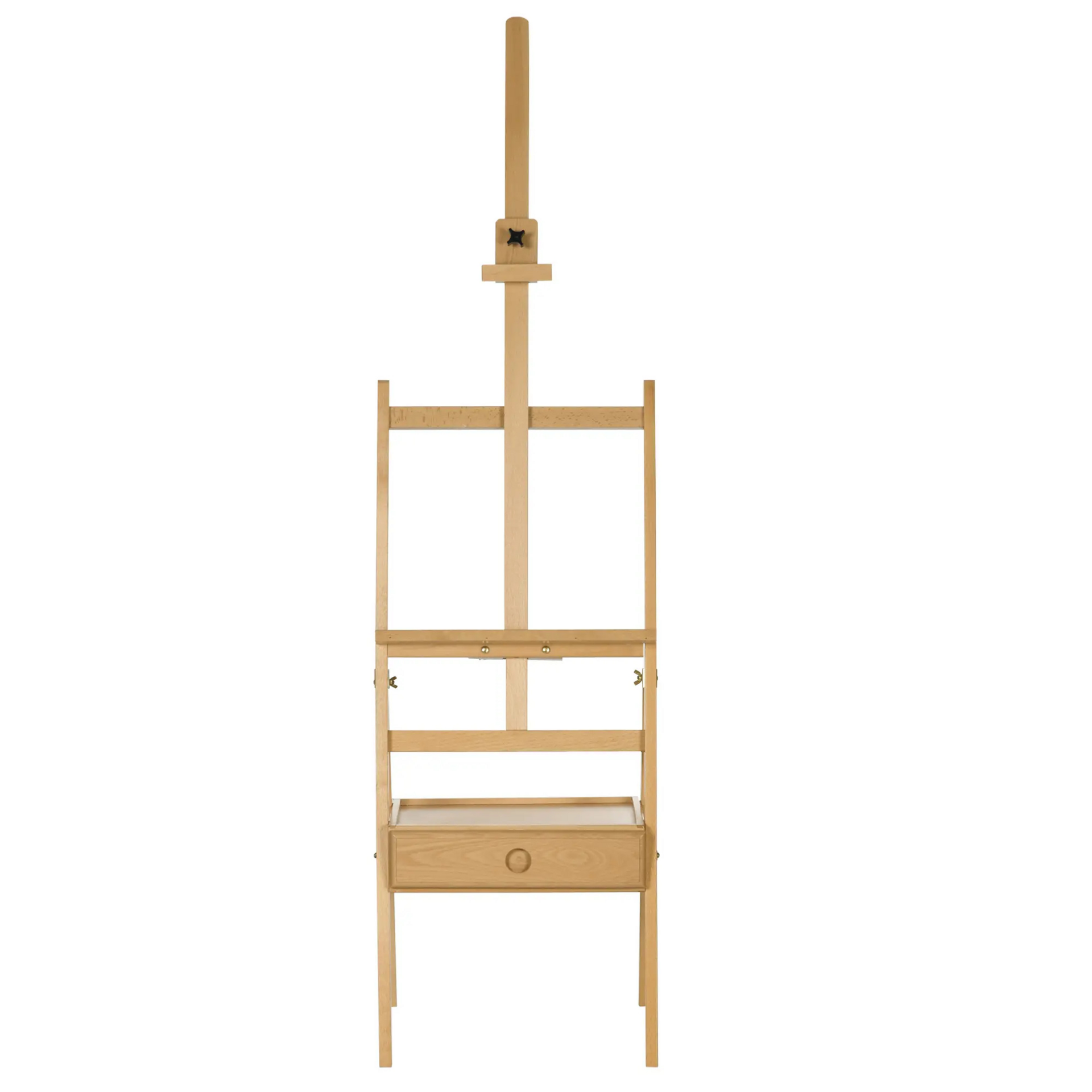 Verstelbare schildersezel met lade voor comfortabel schilderen. 150-190 cm