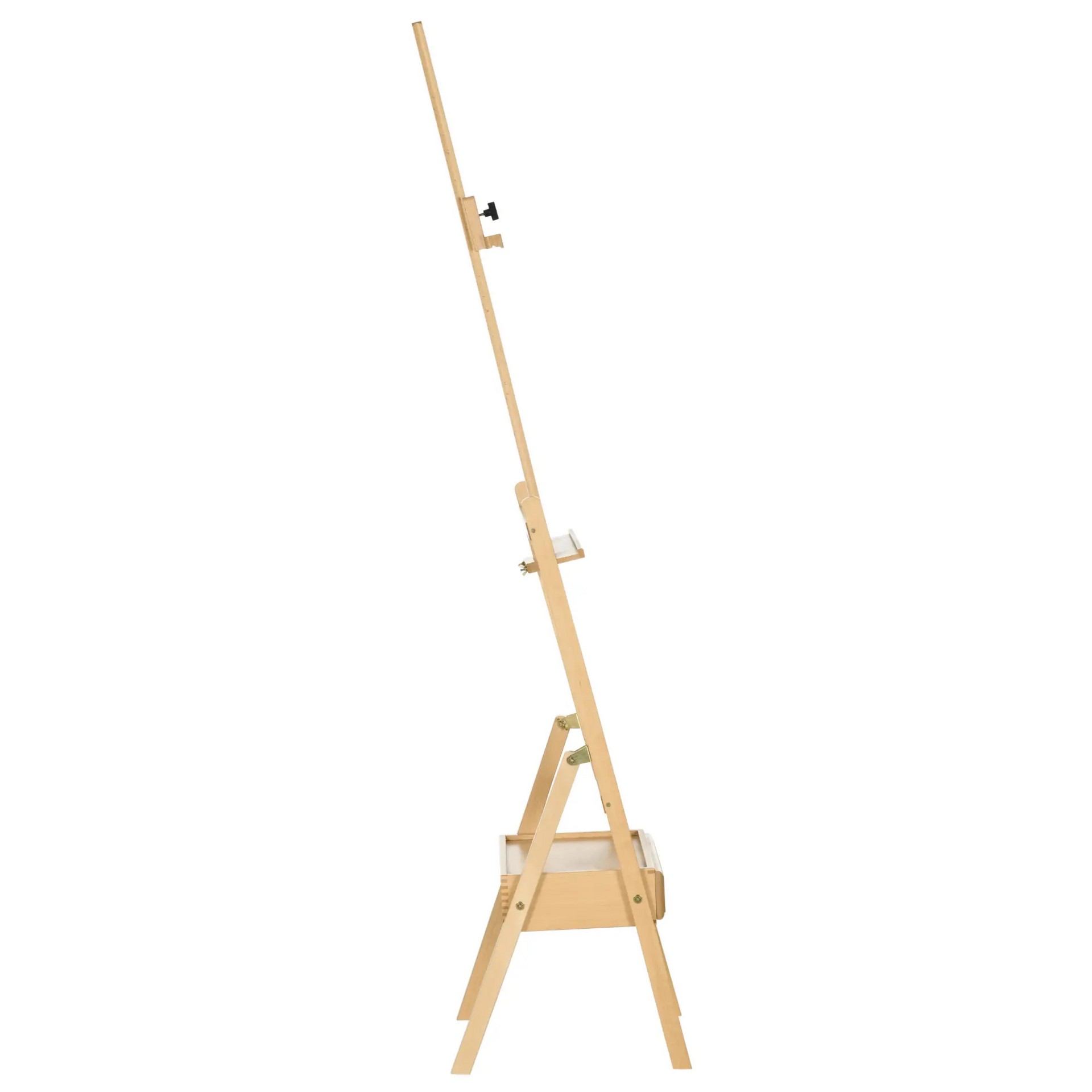 Verstelbare schildersezel met lade voor comfortabel schilderen. 150-190 cm