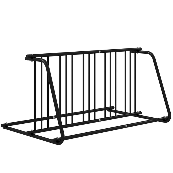 Fietsenrek zwart staal 155x100x75 cm – geschikt voor 4 fietsen