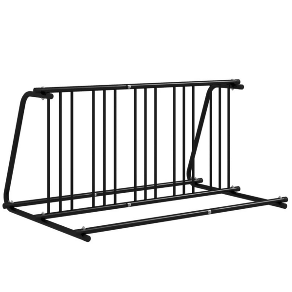 Fietsenrek zwart staal 155x100x75 cm – geschikt voor 4 fietsen