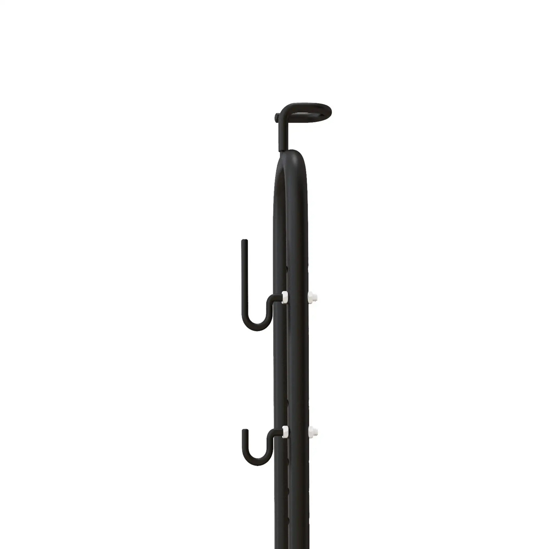 Fietsenrek zwart staal 45x44x118 cm – geschikt voor 6–28 inch wielen