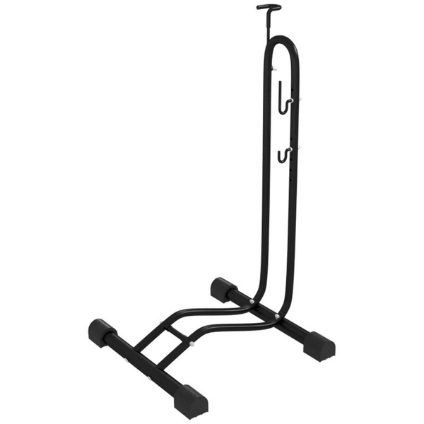 Fietsenrek zwart staal 45x44x118 cm – geschikt voor 6–28 inch wielen