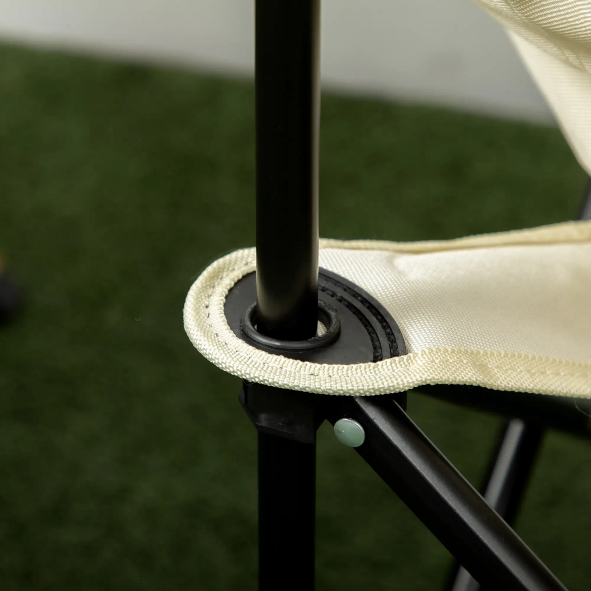 Comfortabele witte kuip klapstoel – lichtgewicht & compact inklapbaar