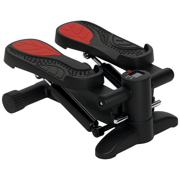 Zwarte fitness stepper – thuis trainen met compacte cardio-oplossing