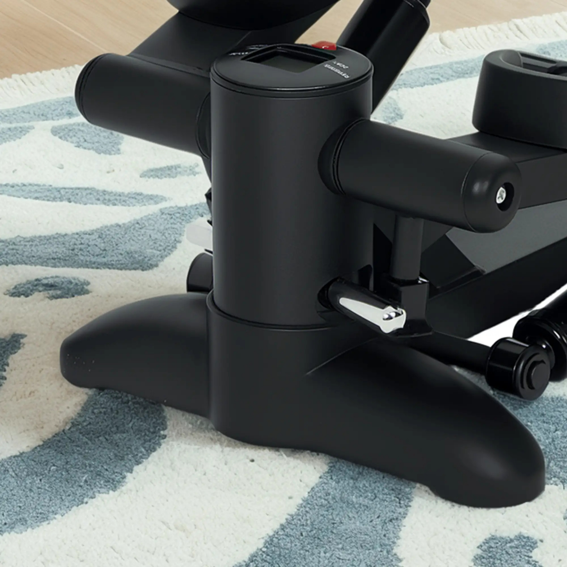 Zwarte fitness stepper – thuis trainen met compacte cardio-oplossing